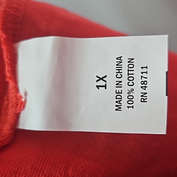 Falls Creek Coral Tiered Maxi Dress Size 1X NWT - Picture 10 of 10